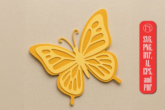 3D Butterfly Paper Cut SVG Design Guide