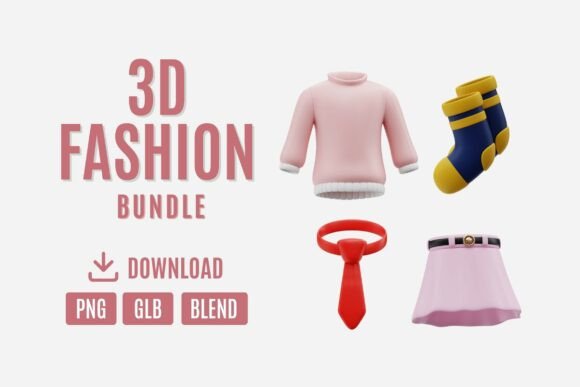 3D Fashion Outfit Pack 04: Elevating Your Visual Storytelling