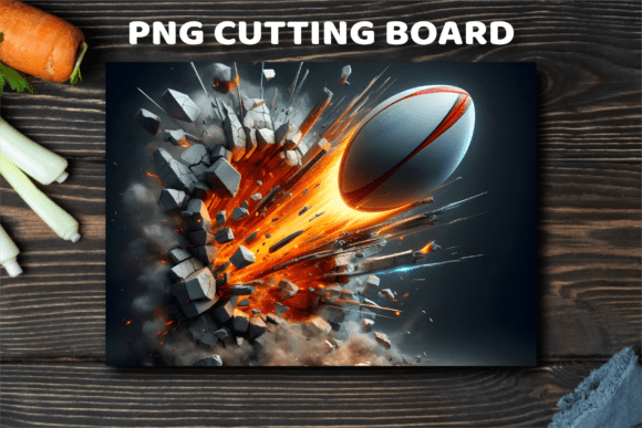 3D Fiery Football Collision Board Design: A Digital Sublimation Evaluation