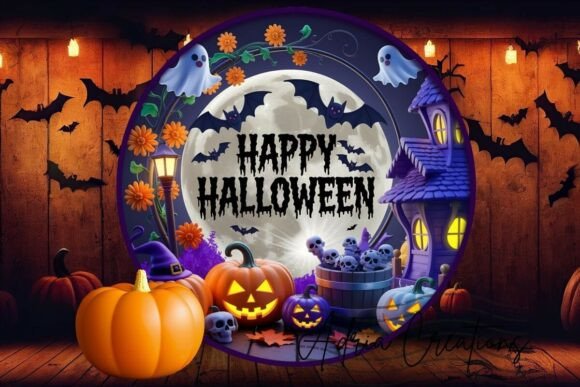 3D Happy Halloween Ghost Round Design: A Strategic Asset for Digital Creators
