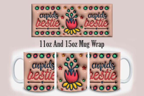 3d Inflated Cupids Bestie Mug Design PNG: A Practical Guide for Creators