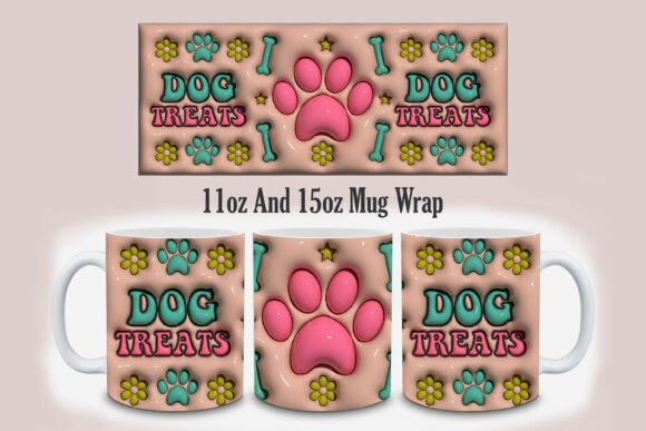 3d Inflated Dog Treats Mug Design PNG: A Practical Asset Review