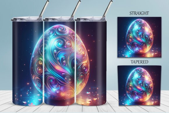 3D Majestic Easter Egg Tumbler Design