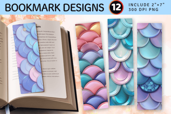 3D Mermaid Scales PNG Bookmark Design: A Guide to Quality and Usage