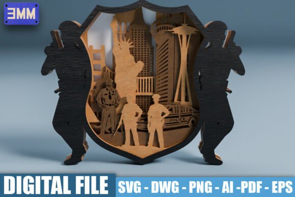 3D Police Badge Memorial Laser Cut File: A Practical Evaluation