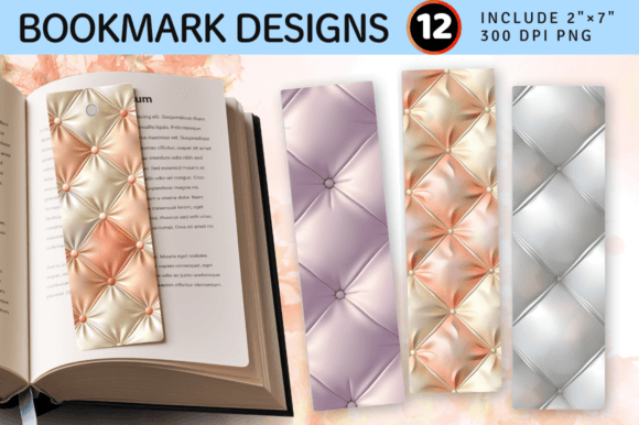 3D Quilted Puff PNG Bookmark Design: Elevating Your DIY Sublimation Projects