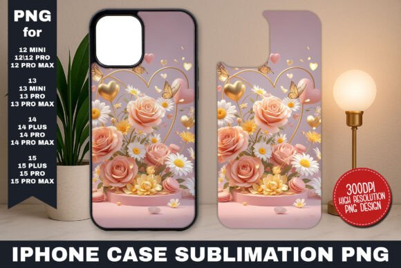 3D Valentine Floral Art Iphone Design: A Modern Twist on Romantic Gifting
