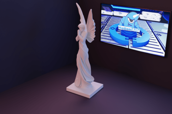 Angel Statue: A Symbol of Peace for 3D Printing