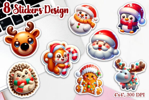 Cute Christmas 3d Stickers: A Practical Asset for Holiday Creative Workflows