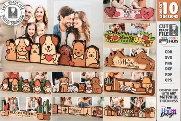 Magnet Photo Holders Laser Cut Bundle