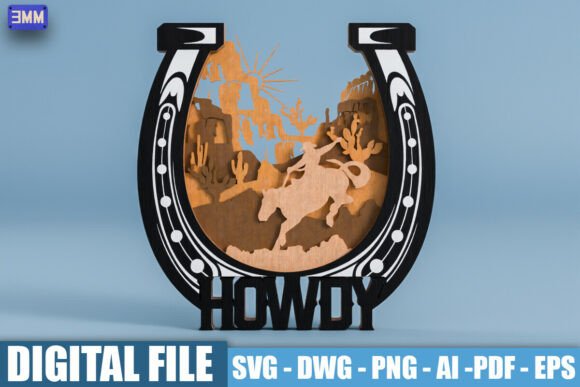 Mastering the 3D Cowboy Horseshoe Sign SVG DXF for Laser Cutting Projects