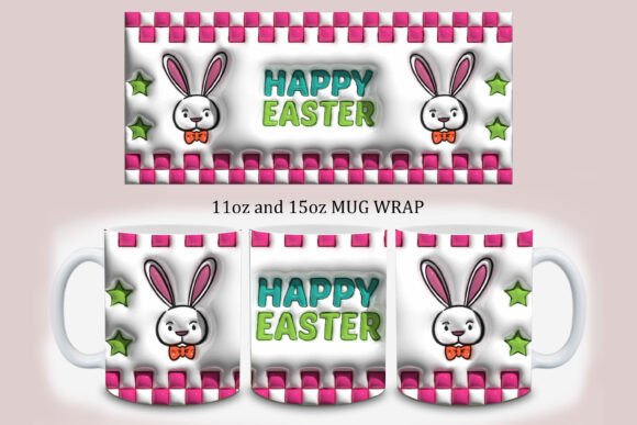 Mastering the 3d Inflated Easter PNG Mug Design for Sublimation