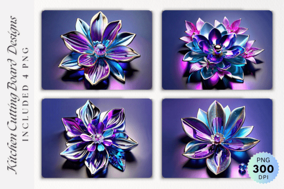 Transforming Digital Assets into Tangible Art: The Rise of the 3d Crystal Flower Cutting Board Design