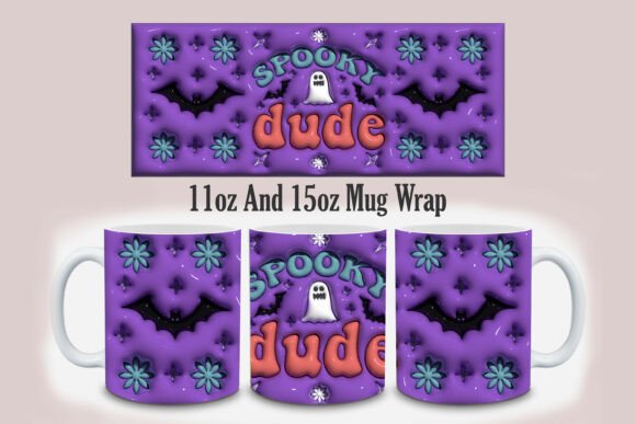 Understanding the 3D Inflated Spooky Dude Mug Design for Halloween Print-on-Demand