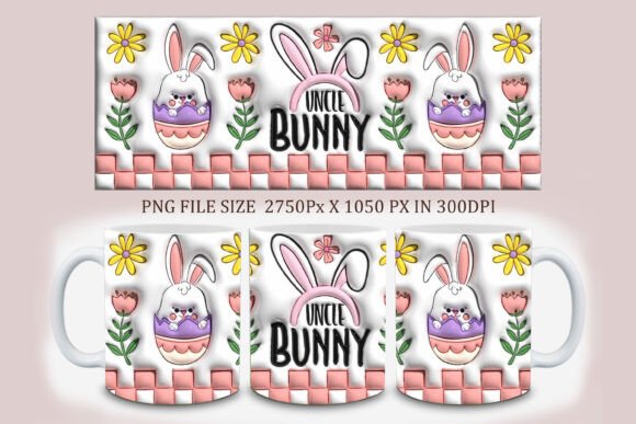 Unlocking Creativity with the 3D Inflated Uncle Bunny Mug Design